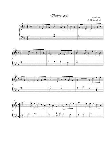 Danny boy (arr. Ester Alessandrini)