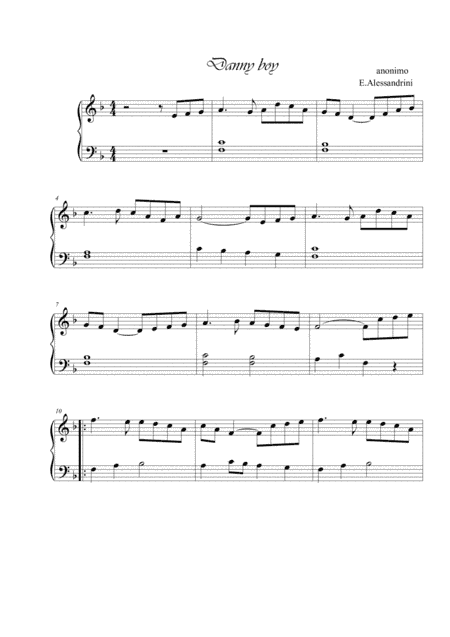 Danny boy (arr. Ester Alessandrini)