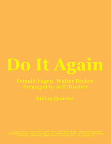 Do It Again (arr. Jeff Tincher)