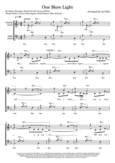 One More Light (arr. Liz Hah)