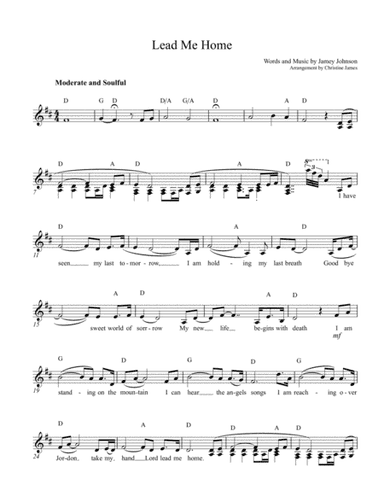 Lead Me Home (arr. Christine James)