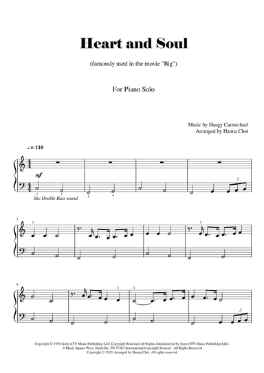Heart And Soul (arr. Hanna Choi)