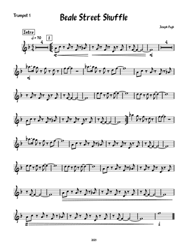Beale Street Shuffle (Brass Quintet)