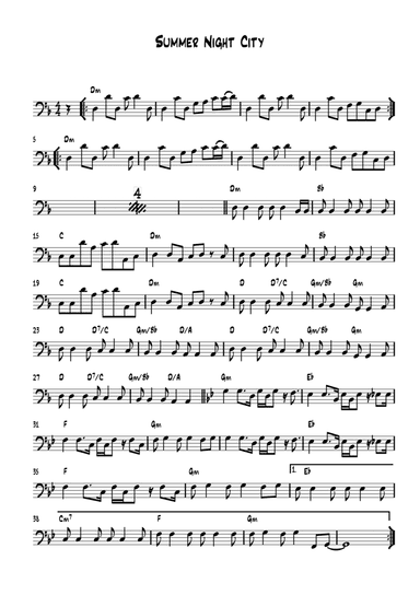 Summer Night City (arr. Verena Watkiss)