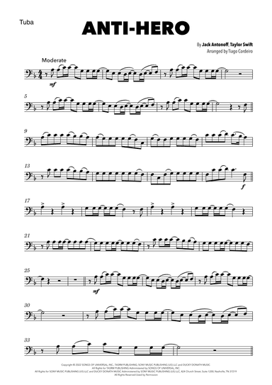 Anti-hero (arr. Tiago Cordeiro)