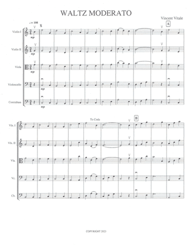 WALTZ MODERATO  (very easy)
