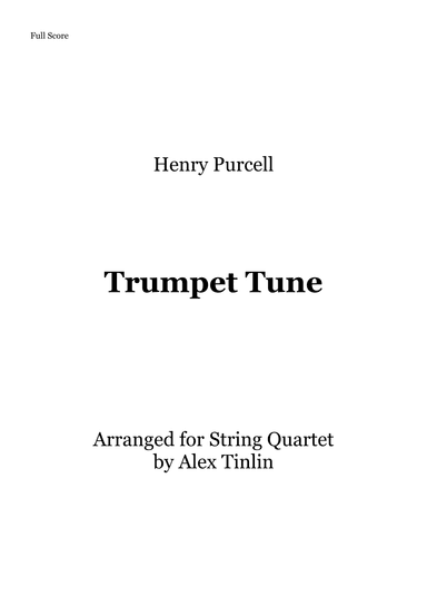 Trumpet Tune (arr. Alex Tinlin)
