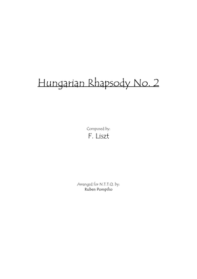Hungarian Rhapsody no. 2 (arr. Ruben Pompilio)