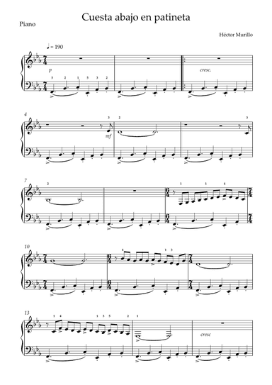 Cuesta abajo en patineta