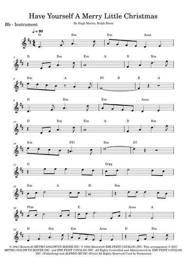 Have Yourself A Merry Little Christmas (arr. Fabio Eduardo de Oliveira)