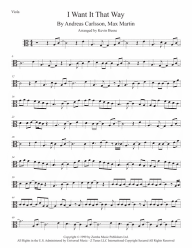 I Want It That Way (arr. Kevin Busse)