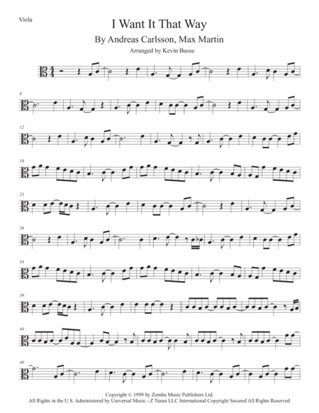 I Want It That Way (arr. Kevin Busse)