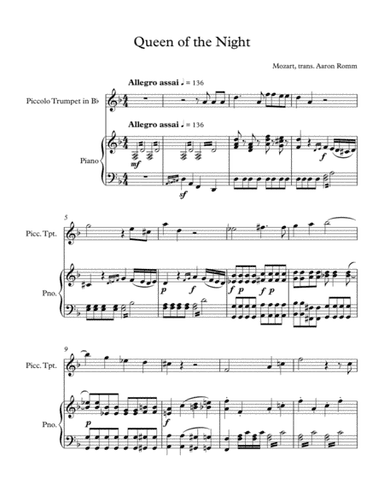 Queen of the Night (arr. Aaron Romm)