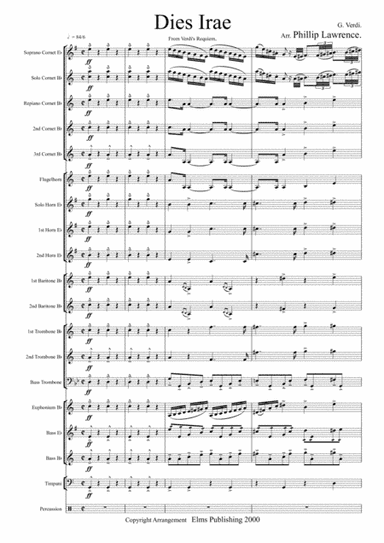 Deis Irae from Verdi's Requiem (arr. Phil Lawrence)