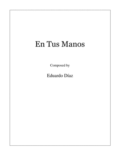 En Tus Manos