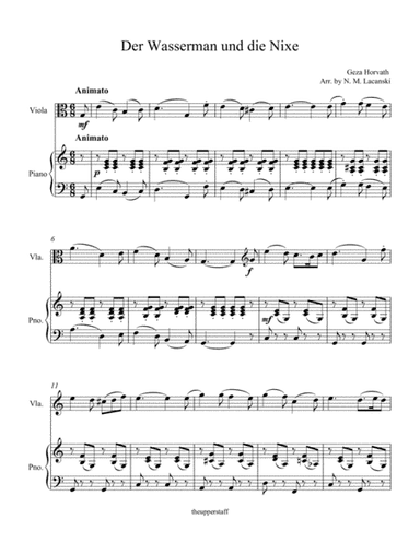 Der Wasserman und die Nixe (arr. Nick Lacanski)