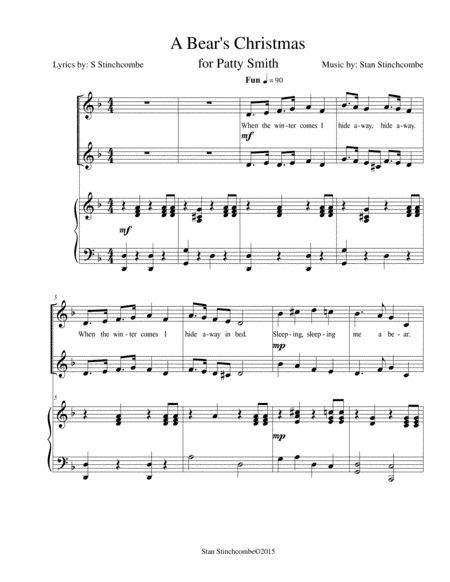 A Bear's Christmas, Op 10.