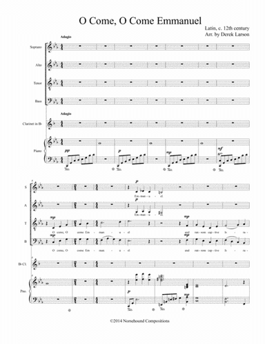 O come, o come Emmanuel (arr. Derek Larson)