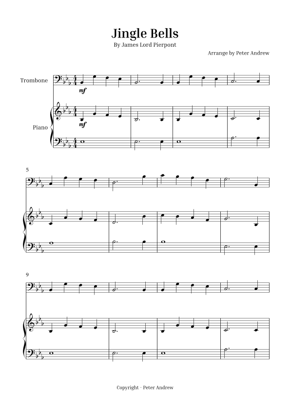 Jingle Bells (arr. Peter Andrew)