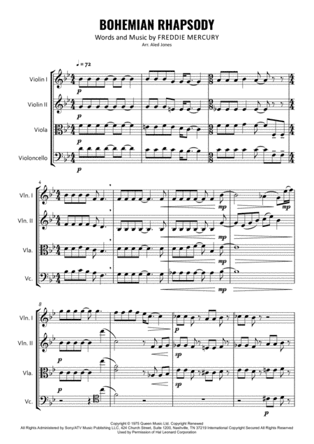 Bohemian Rhapsody (arr. Aled Jones)