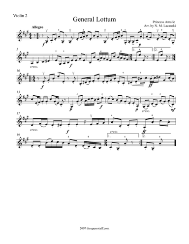 General Lottum (arr. Nick Lacanski)