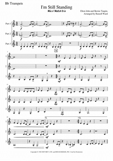 I'm Still Standing (arr. Russell Ward)