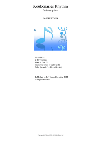 Koukonaries Rhythm (for brass quintet)