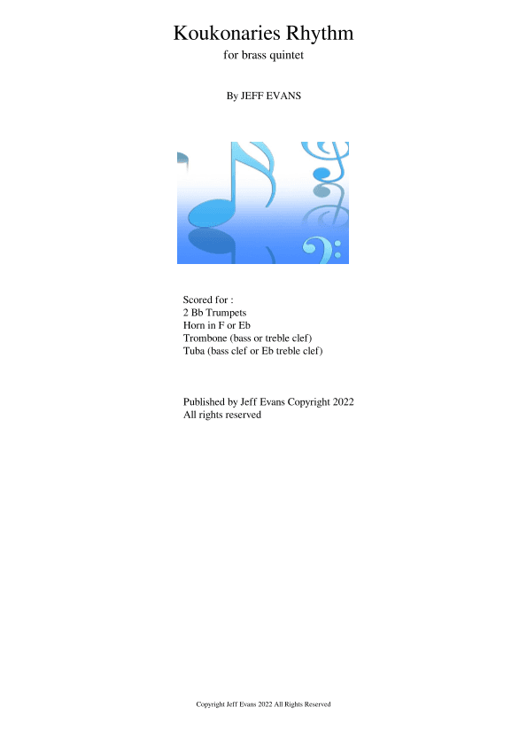 Koukonaries Rhythm (for brass quintet)