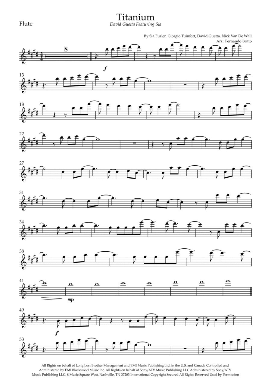 Titanium (arr. Fernando Britto)