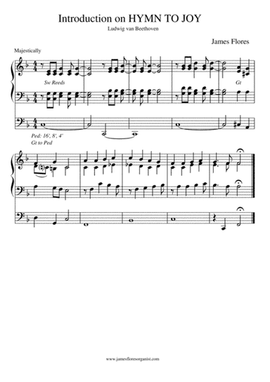 Introduction on HYMN TO JOY (ODE TO JOY)