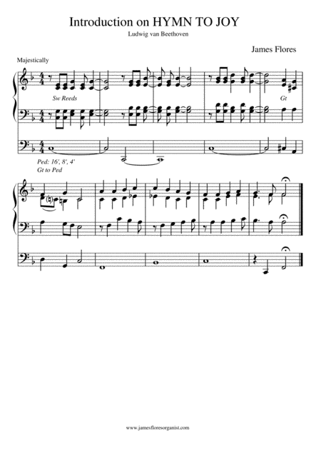 Introduction on HYMN TO JOY (ODE TO JOY)