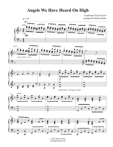 Angels We Have Heard On High (Gloria in excelsis Deo) (arr. Raluca Bojor)