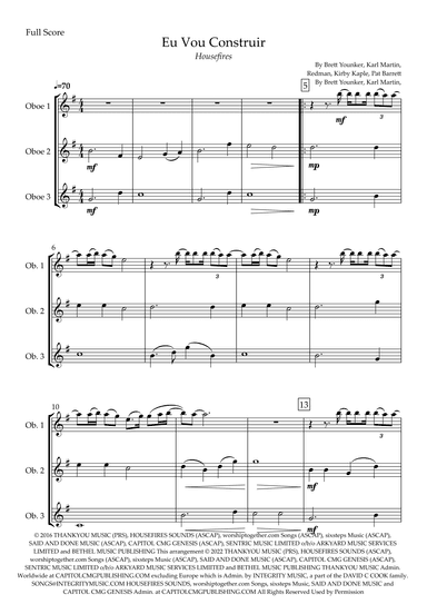 Build My Life (arr. Fabio Britto)