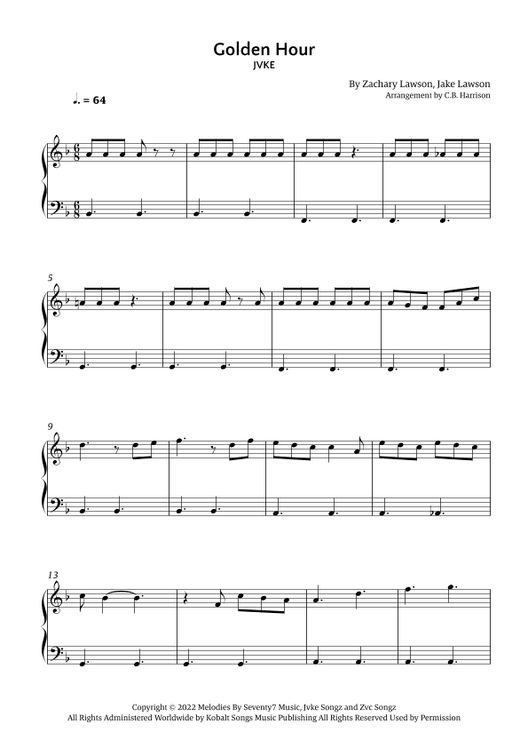 Golden Hour (arr. C. B. Harrison)