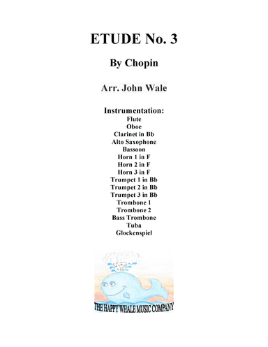 Etude No. 3 (arr. John Wale)