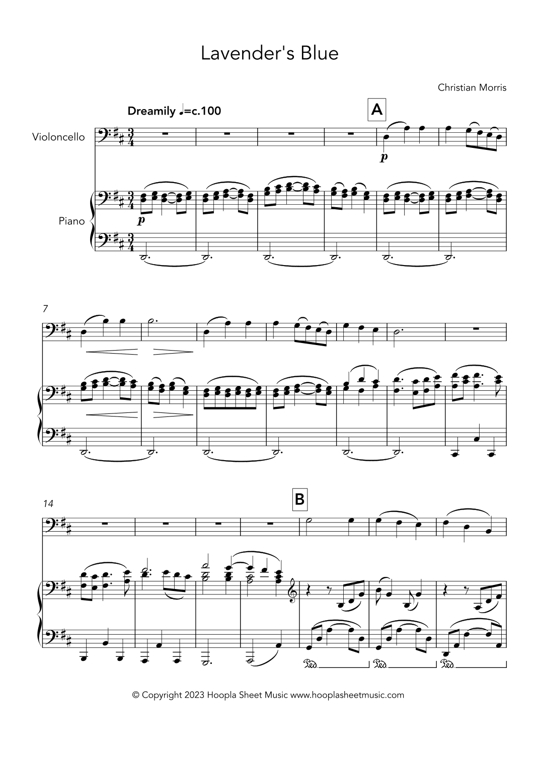 Lavender's Blue (Fantasy) (arr. Christian Morris)