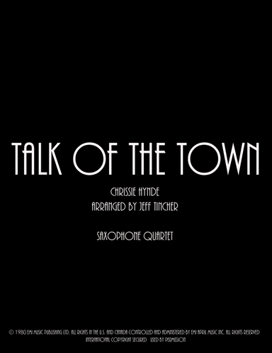 Talk Of The Town (arr. Jeff Tincher)