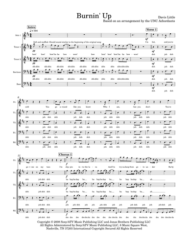 Burnin' Up (arr. Davis Little)