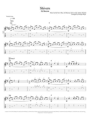 Shivers (arr. Enrique Rojas)