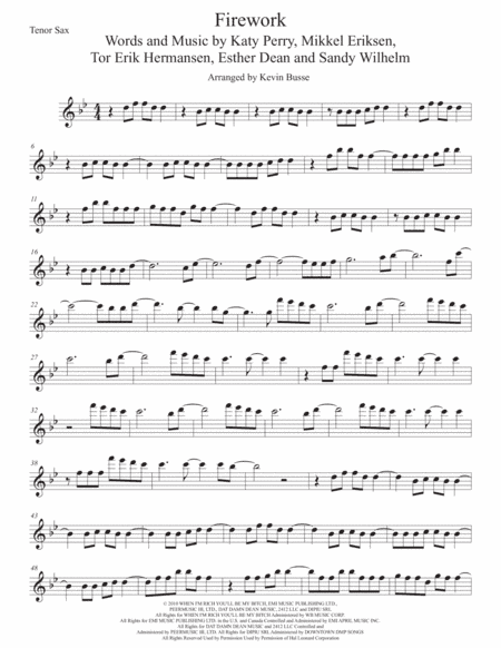 Firework (arr. Kevin Busse)