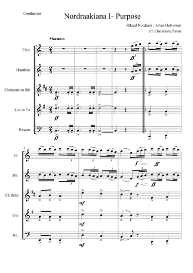 Nordraakiana suite - Purpose (arr. Christophe Paym)