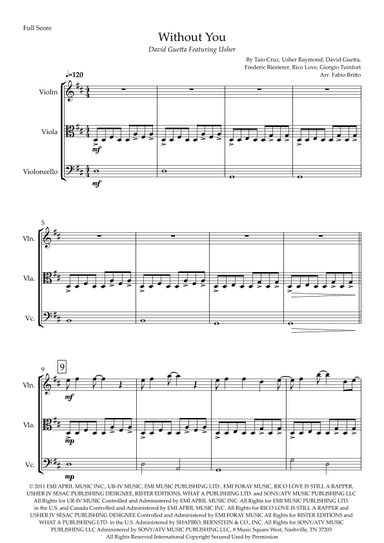 Without You (arr. Fabio Britto)