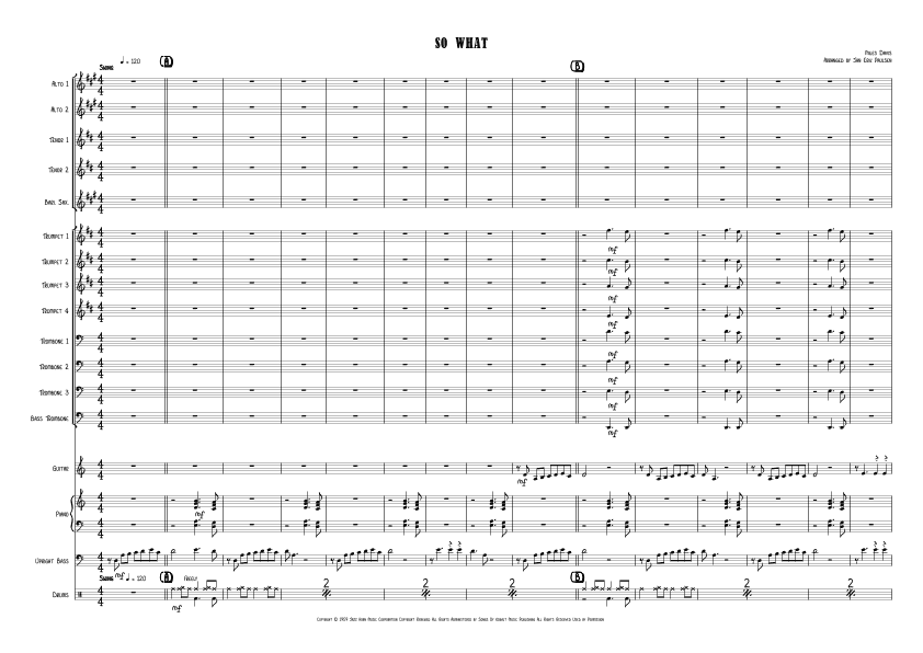 So What (arr. Jan Erik Paulsen)