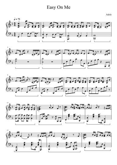 Easy On Me (arr. LaLa Music)