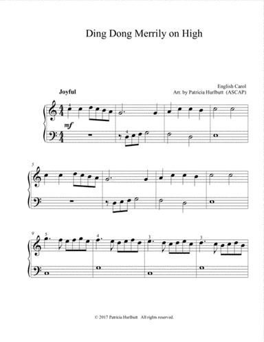 Ding Dong Merrily on High (arr. Patricia Hurlbutt)