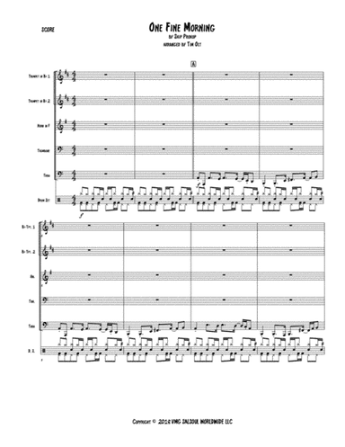 One Fine Morning (arr. Tim Olt)
