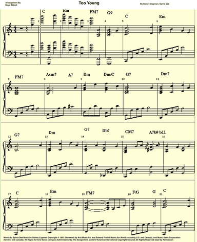 Too Young (arr. Doug Abbott)