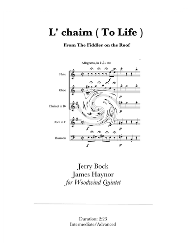 L'chaim (arr. James Haynor)