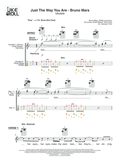 Just The Way You Are (arr. Samson Trinh)