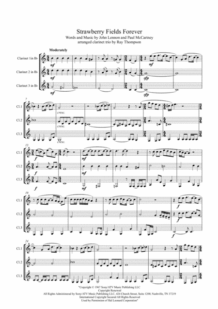 Strawberry Fields Forever (arr. Ray Thompson)